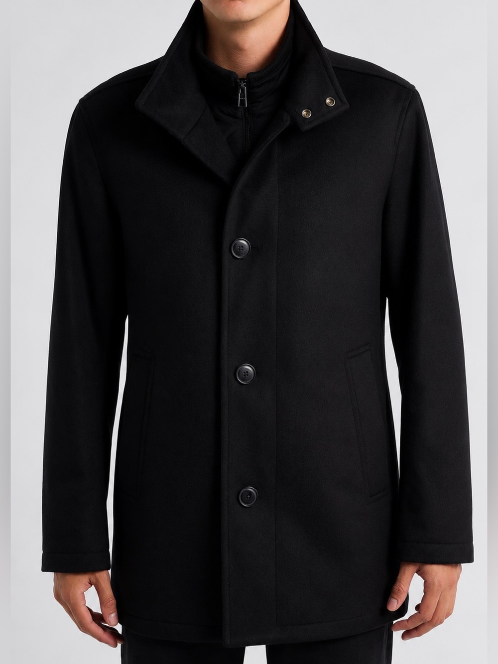 Hugo Boss Men's Wool Cashmere Coat 42R
